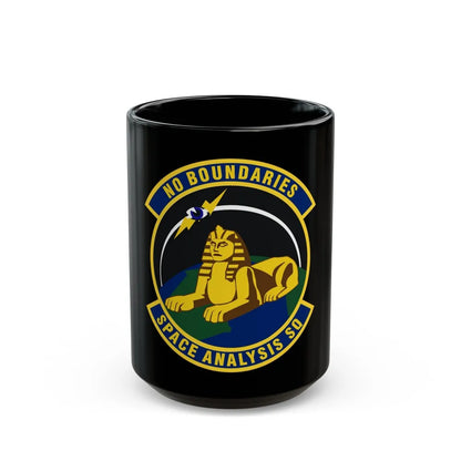 Space Analysis Squadron (U.S. Air Force) Black Coffee Mug-15oz-Go Mug Yourself