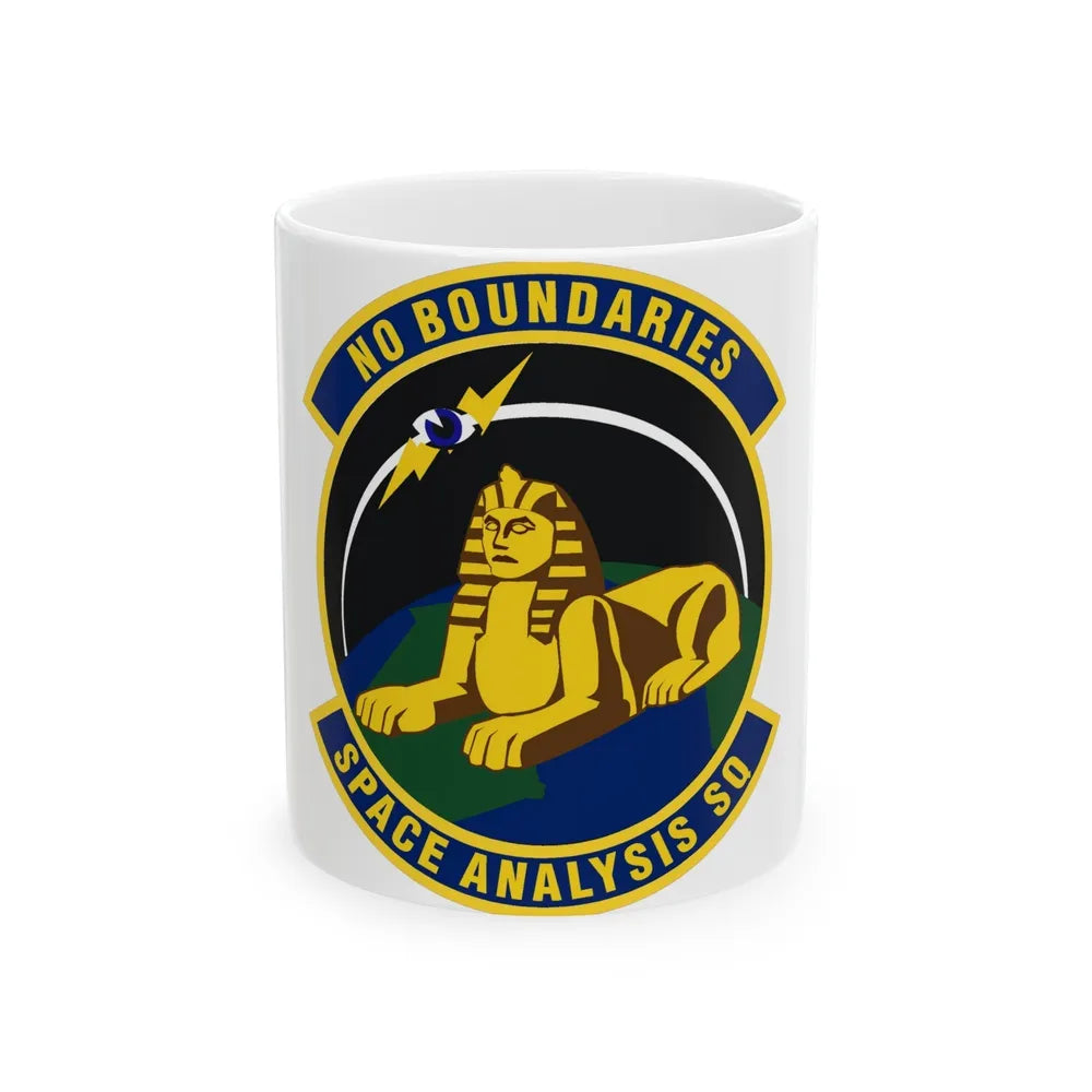 Space Analysis Squadron (U.S. Air Force) White Coffee Mug-11oz-Go Mug Yourself