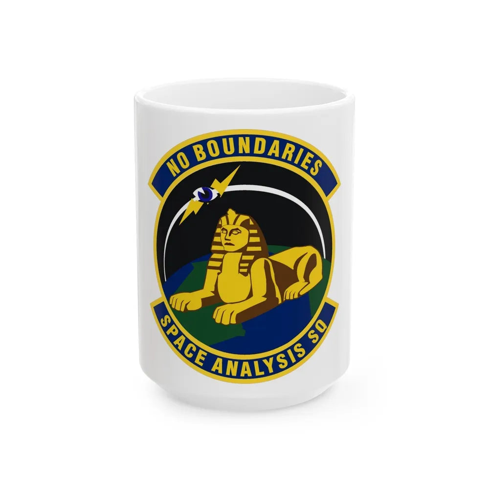 Space Analysis Squadron (U.S. Air Force) White Coffee Mug-15oz-Go Mug Yourself