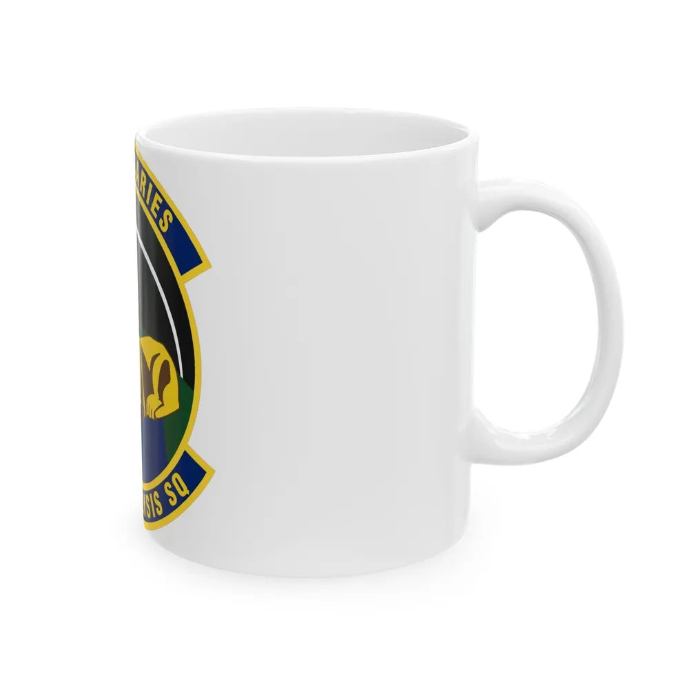 Space Analysis Squadron (U.S. Air Force) White Coffee Mug-Go Mug Yourself