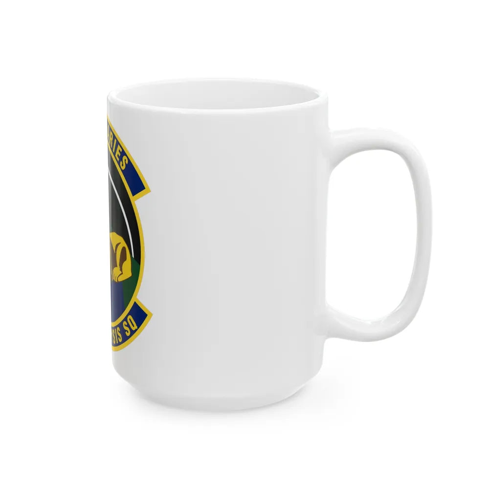 Space Analysis Squadron (U.S. Air Force) White Coffee Mug-Go Mug Yourself