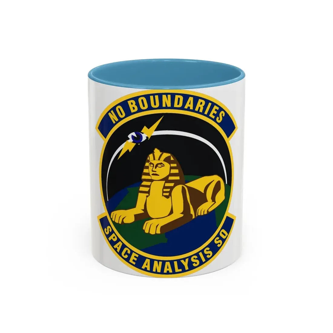Space Analysis Squadron (U.S. Air Force) Accent Coffee Mug 11oz Light Blue - Go Mug Yourself