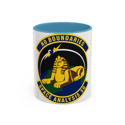 Space Analysis Squadron (U.S. Air Force) Accent Coffee Mug 11oz Light Blue - Go Mug Yourself