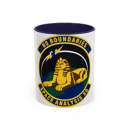 Space Analysis Squadron (U.S. Air Force) Accent Coffee Mug 11oz Navy - Go Mug Yourself