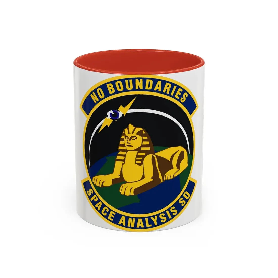 Space Analysis Squadron (U.S. Air Force) Accent Coffee Mug 11oz Red - Go Mug Yourself