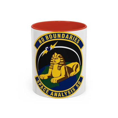 Space Analysis Squadron (U.S. Air Force) Accent Coffee Mug 11oz Red - Go Mug Yourself