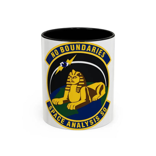 Space Analysis Squadron (U.S. Air Force) Accent Coffee Mug 15oz Navy - Go Mug Yourself