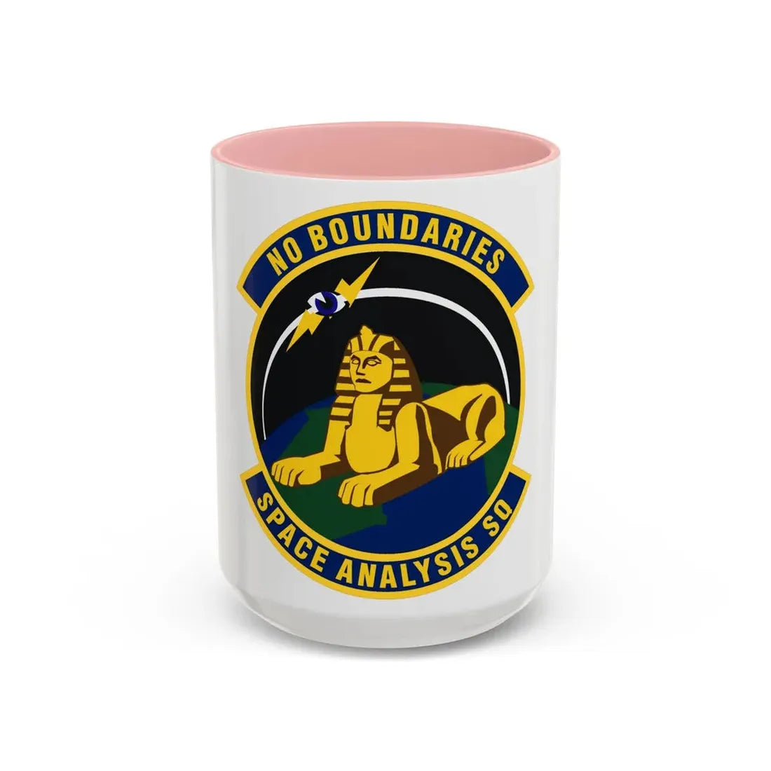 Space Analysis Squadron (U.S. Air Force) Accent Coffee Mug 15oz Pink - Go Mug Yourself