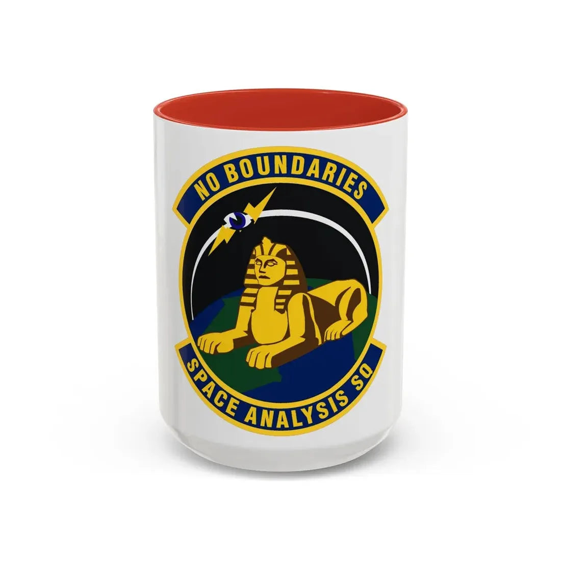 Space Analysis Squadron (U.S. Air Force) Accent Coffee Mug 15oz Red - Go Mug Yourself