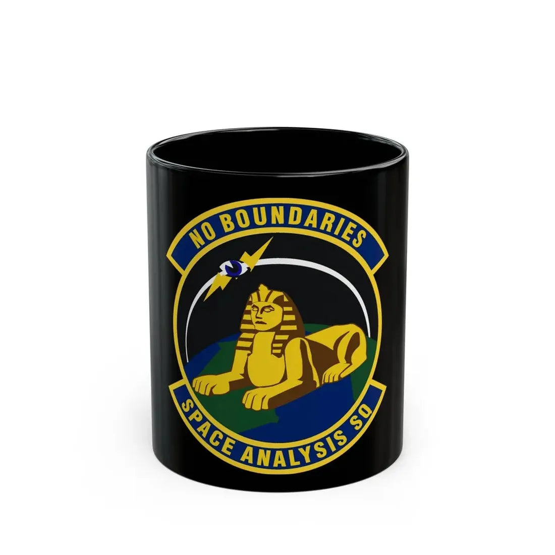 Space Analysis Squadron (U.S. Air Force) Black Coffee Mug 11oz - Go Mug Yourself