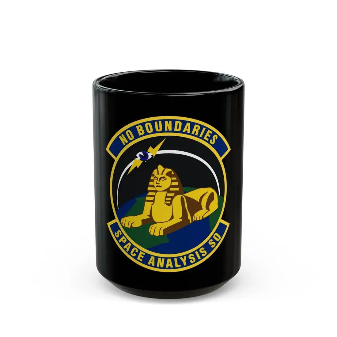 Space Analysis Squadron (U.S. Air Force) Black Coffee Mug 15oz - Go Mug Yourself