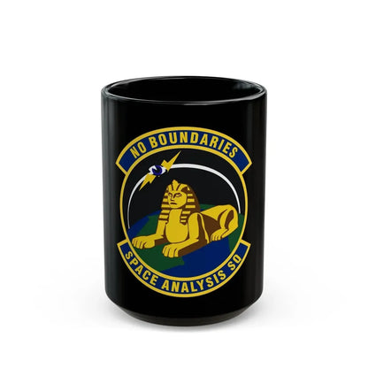 Space Analysis Squadron (U.S. Air Force) Black Coffee Mug 15oz - Go Mug Yourself