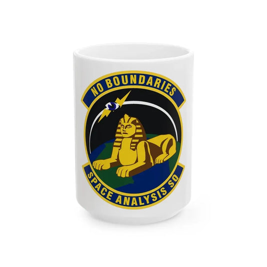 Space Analysis Squadron (U.S. Air Force) White Coffee Mug 15oz - Go Mug Yourself