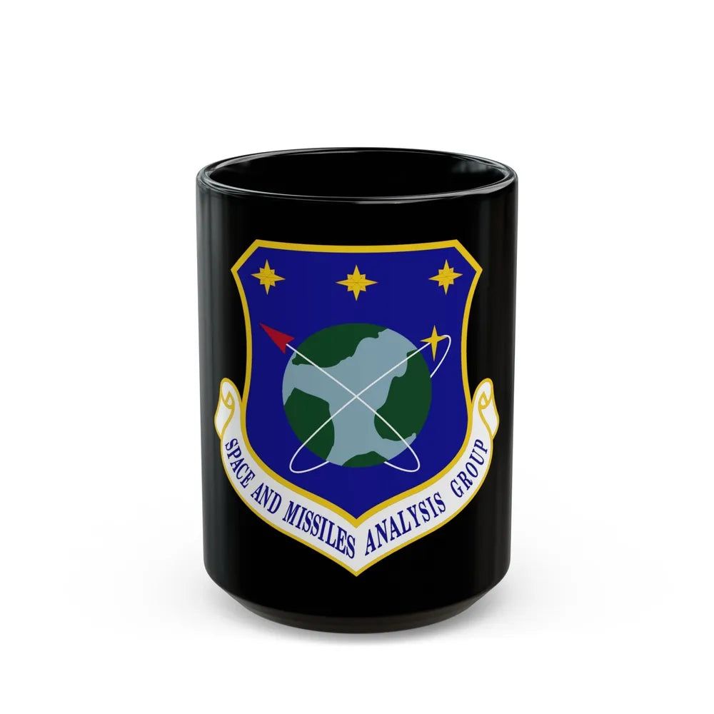 Space and Missiles Analysis Group (U.S. Air Force) Black Coffee Mug-15oz-Go Mug Yourself