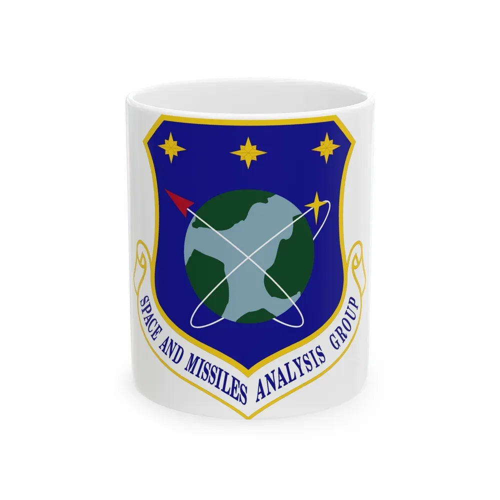 Space and Missiles Analysis Group (U.S. Air Force) White Coffee Mug-11oz-Go Mug Yourself