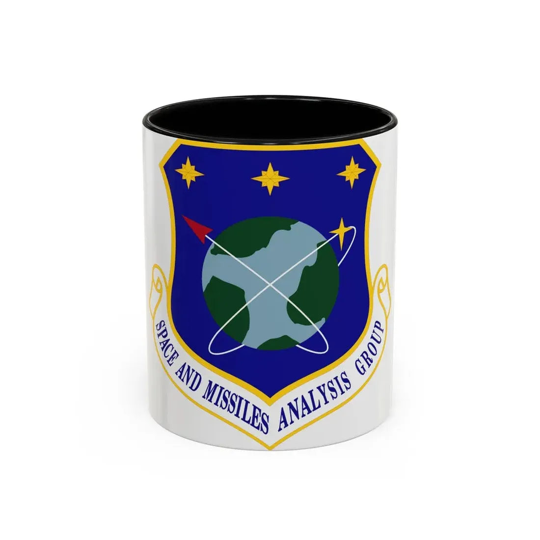 Space and Missiles Analysis Group (U.S. Air Force) Accent Coffee Mug 11oz Black - Go Mug Yourself