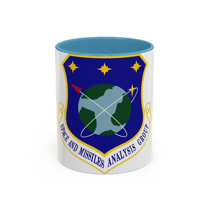 Space and Missiles Analysis Group (U.S. Air Force) Accent Coffee Mug 11oz Light Blue - Go Mug Yourself