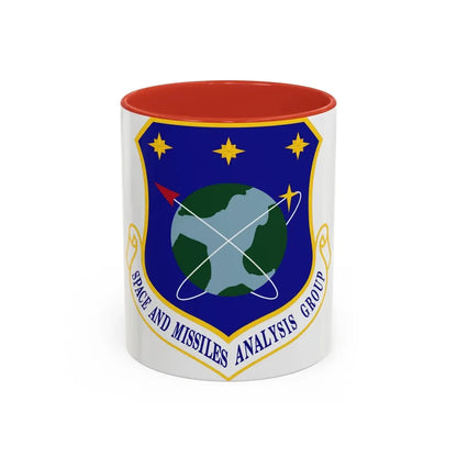 Space and Missiles Analysis Group (U.S. Air Force) Accent Coffee Mug 11oz Red - Go Mug Yourself