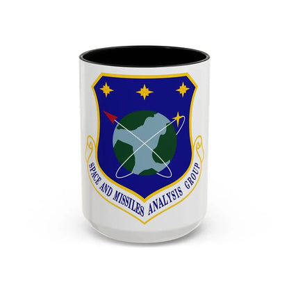 Space and Missiles Analysis Group (U.S. Air Force) Accent Coffee Mug 15oz Black - Go Mug Yourself