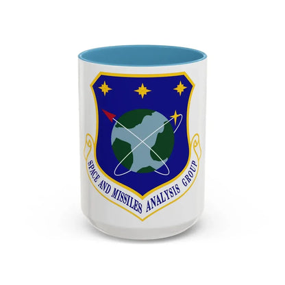 Space and Missiles Analysis Group (U.S. Air Force) Accent Coffee Mug 15oz Light Blue - Go Mug Yourself