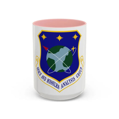 Space and Missiles Analysis Group (U.S. Air Force) Accent Coffee Mug 15oz Pink - Go Mug Yourself