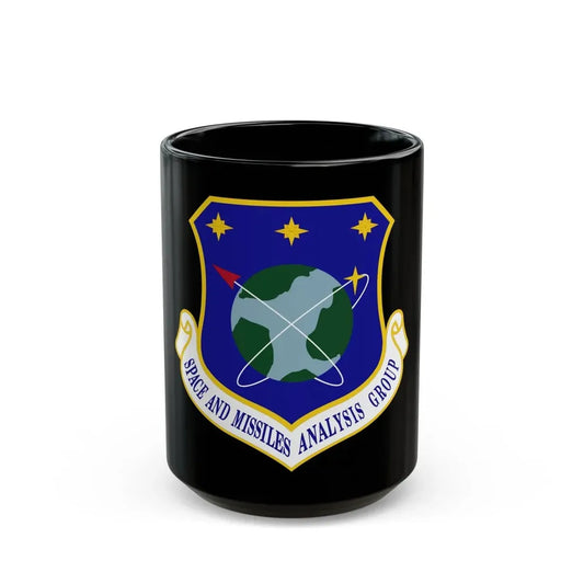 Space and Missiles Analysis Group (U.S. Air Force) Black Coffee Mug 15oz - Go Mug Yourself