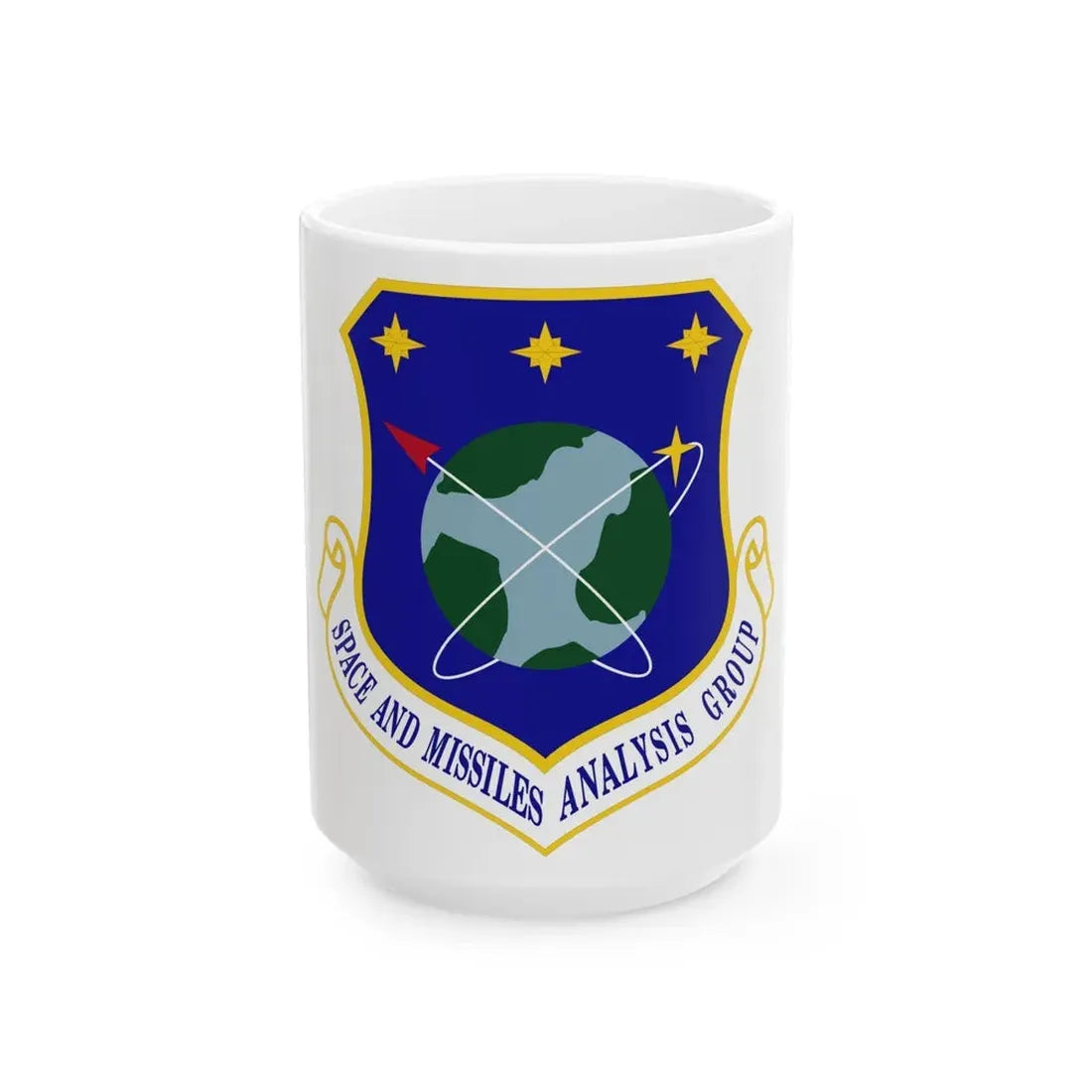 Space and Missiles Analysis Group (U.S. Air Force) White Coffee Mug - Go Mug Yourself