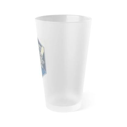 Space Base Delta 1 (U.S. Space Force) Frosted Pint Glass 16oz-Go Mug Yourself