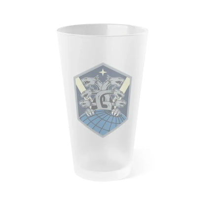 Space Base Delta 1 (U.S. Space Force) Frosted Pint Glass 16oz Default Title - Go Mug Yourself