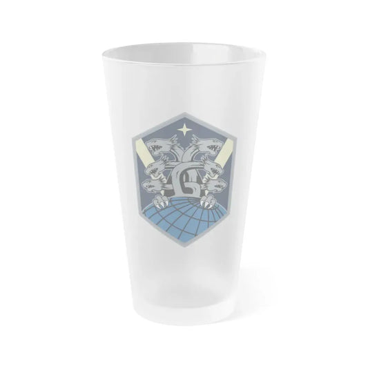 Space Base Delta 1 (U.S. Space Force) Frosted Pint Glass 16oz Default Title - Go Mug Yourself