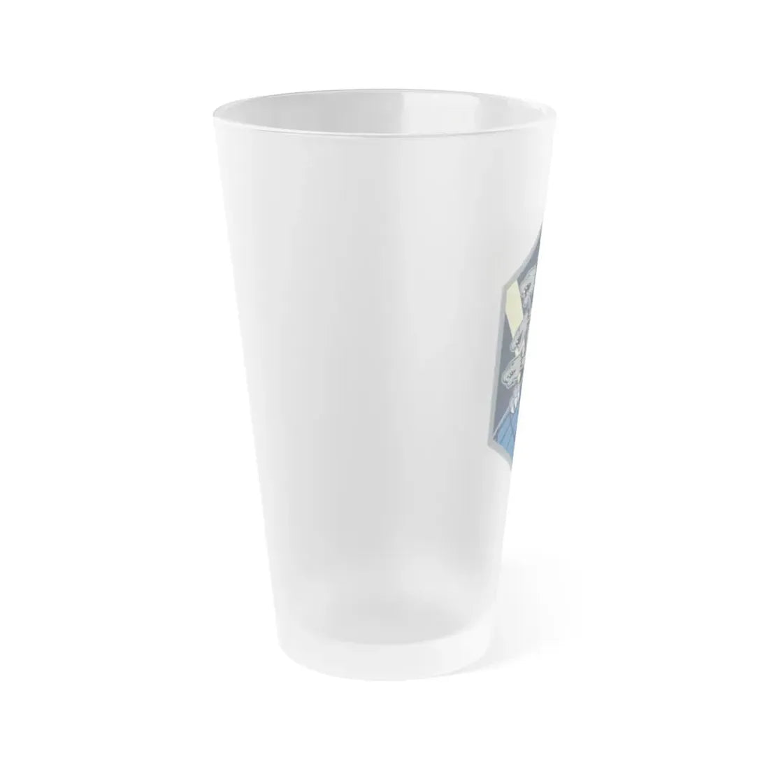 Space Base Delta 1 (U.S. Space Force) Frosted Pint Glass 16oz - Go Mug Yourself