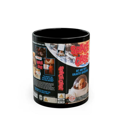 SPACE CASE BET AND TEDS GALACTIC ADVENTURE (VHS COVER) - Black Coffee Mug 11oz - Go Mug Yourself