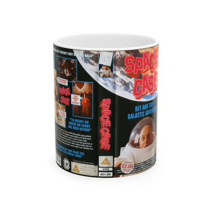 SPACE CASE BET AND TEDS GALACTIC ADVENTURE (VHS COVER) - White Coffee Mug 11oz - Go Mug Yourself
