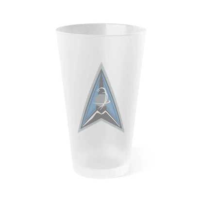 Space Delta 8 (U.S. Space Force) Frosted Pint Glass 16oz Default Title - Go Mug Yourself