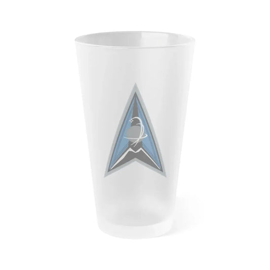 Space Delta 8 (U.S. Space Force) Frosted Pint Glass 16oz Default Title - Go Mug Yourself