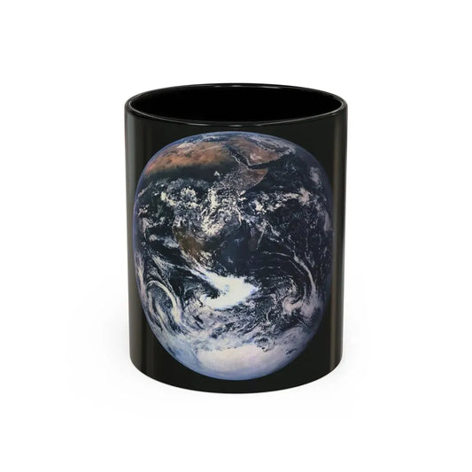 Space - Earth from Space (1973) (Map) Accent Coffee Mug 11oz Black - Go Mug Yourself