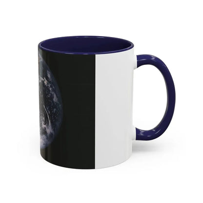 Space - Earth from Space (1973) (Map) Accent Coffee Mug - Go Mug Yourself