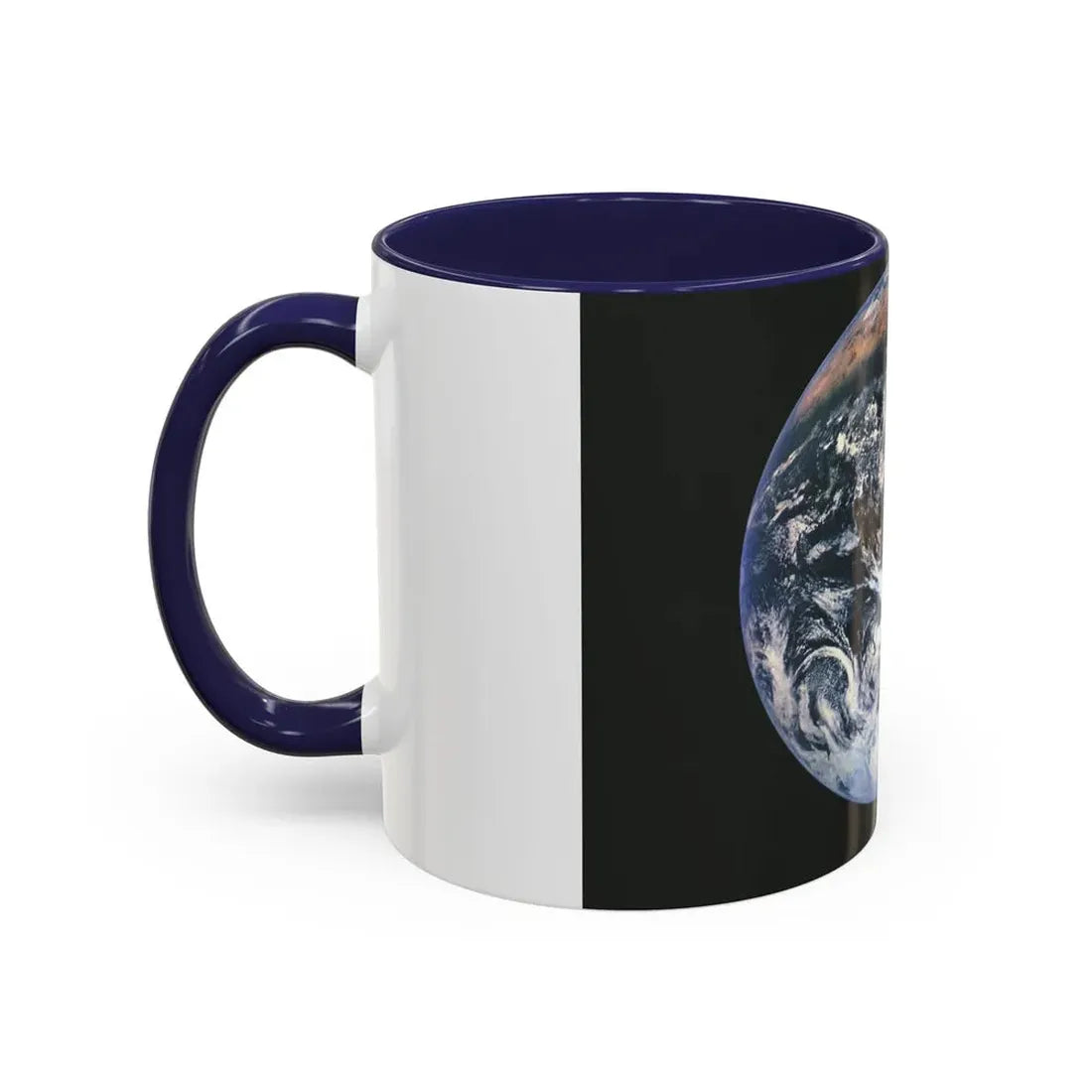 Space - Earth from Space (1973) (Map) Accent Coffee Mug - Go Mug Yourself
