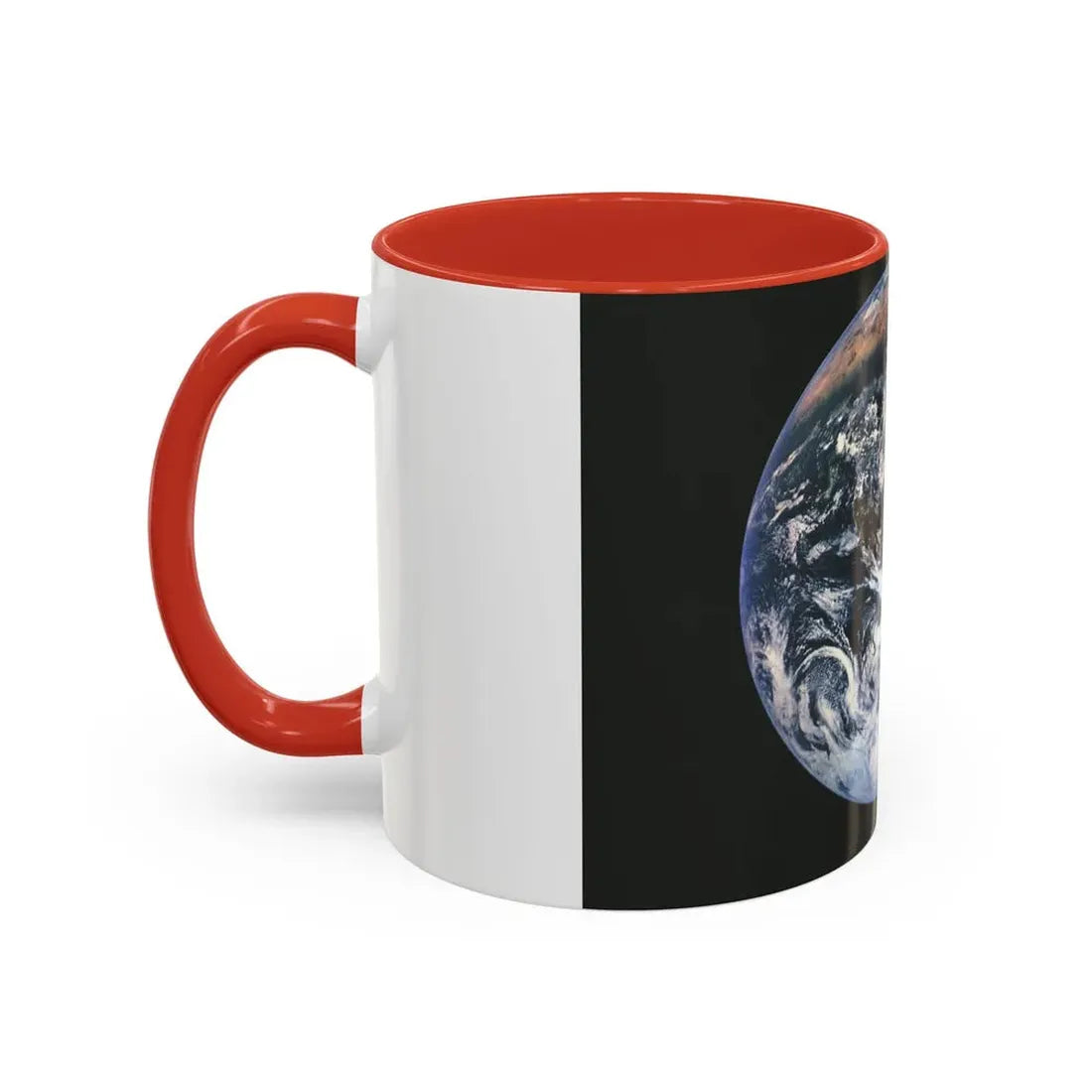 Space - Earth from Space (1973) (Map) Accent Coffee Mug - Go Mug Yourself