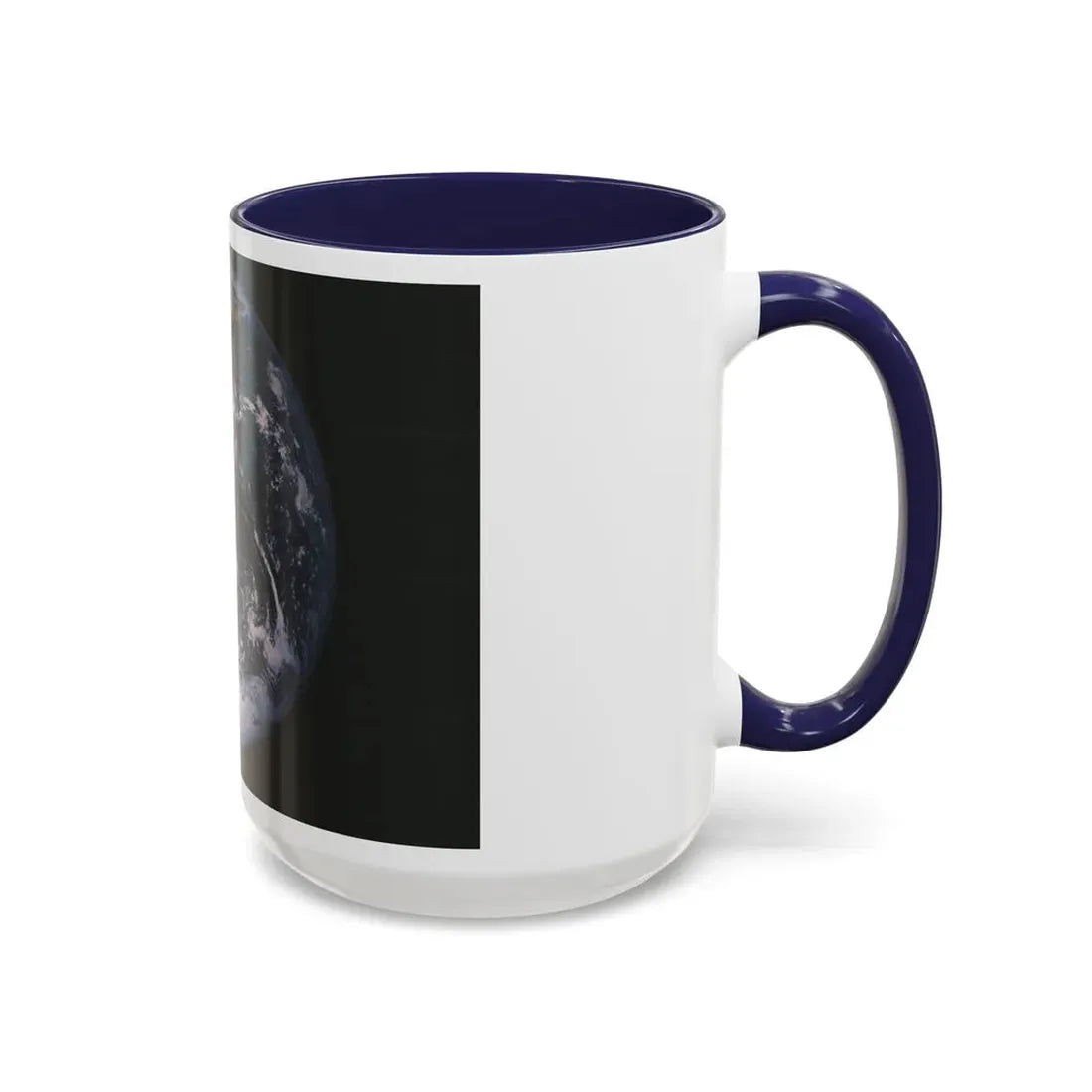 Space - Earth from Space (1973) (Map) Accent Coffee Mug - Go Mug Yourself