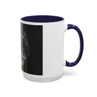 Space - Earth from Space (1973) (Map) Accent Coffee Mug - Go Mug Yourself