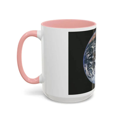 Space - Earth from Space (1973) (Map) Accent Coffee Mug - Go Mug Yourself