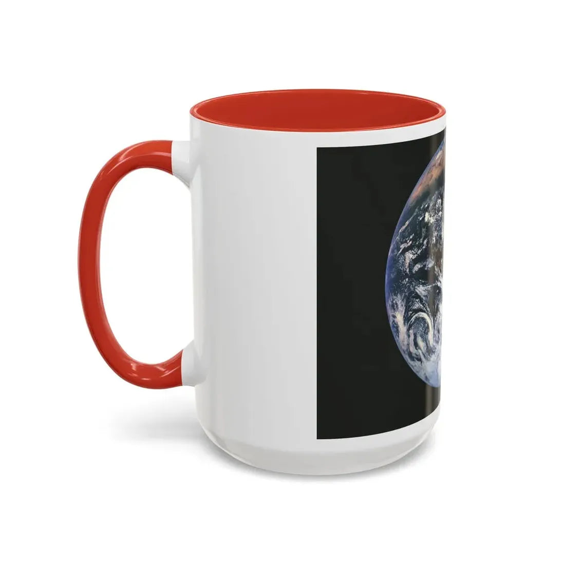 Space - Earth from Space (1973) (Map) Accent Coffee Mug - Go Mug Yourself