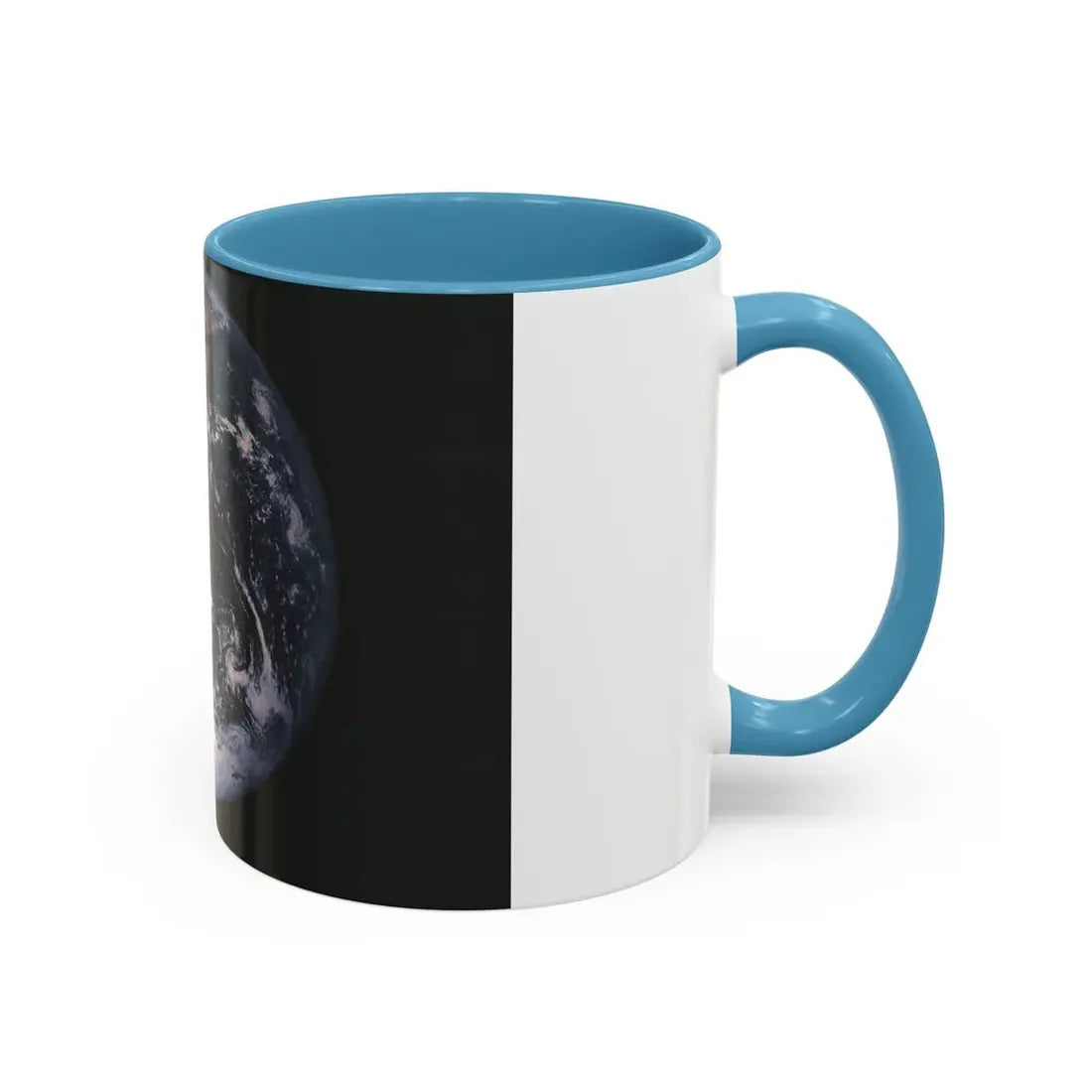 Space - Earth from Space (1973) (Map) Accent Coffee Mug - Go Mug Yourself