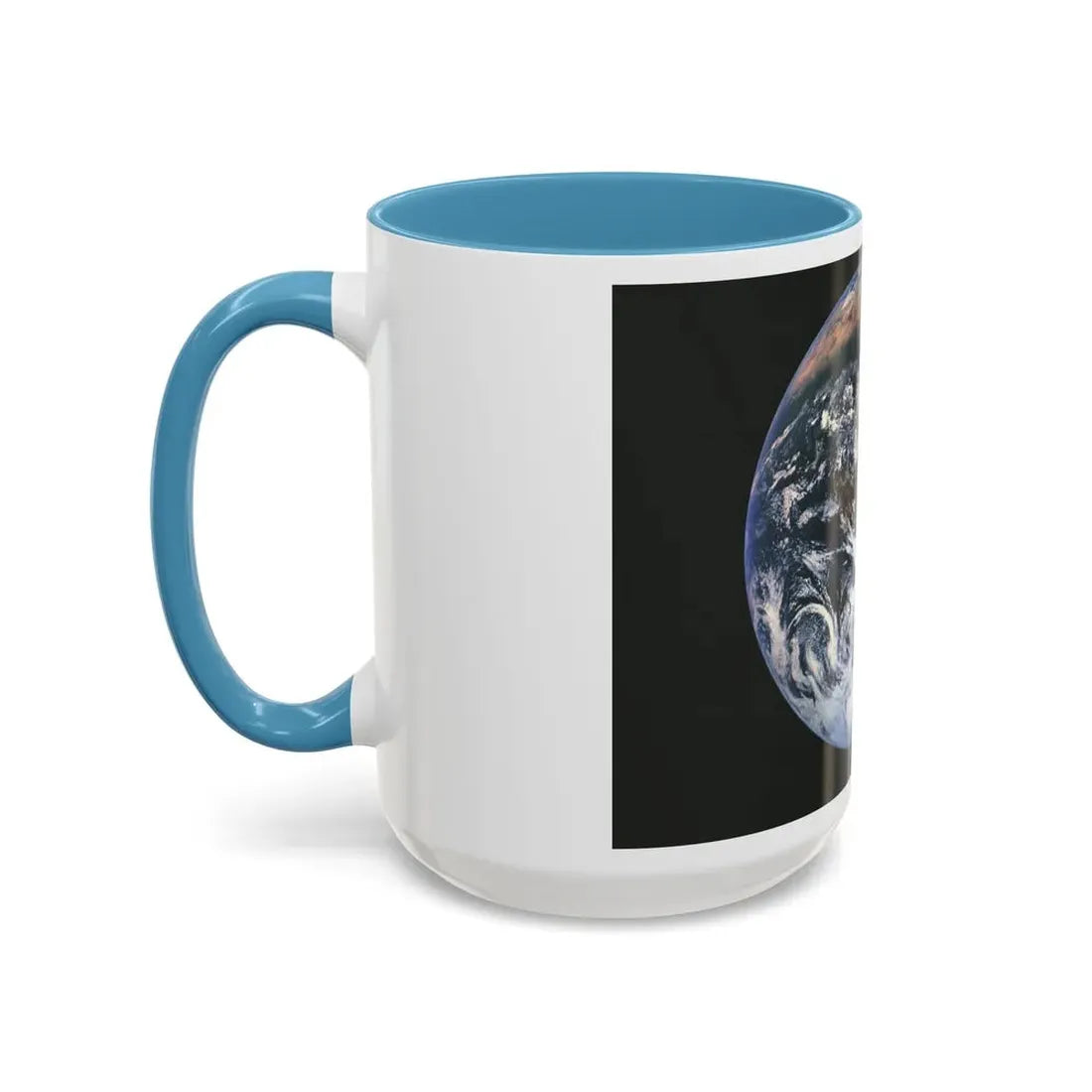 Space - Earth from Space (1973) (Map) Accent Coffee Mug - Go Mug Yourself