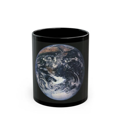 Space - Earth from Space (1973) (Map) Black Coffee Mug-11oz-Go Mug Yourself