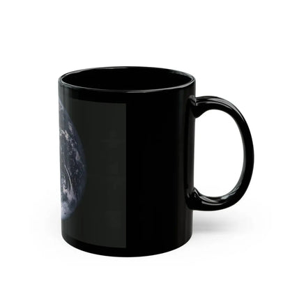 Space - Earth from Space (1973) (Map) Black Coffee Mug - Go Mug Yourself