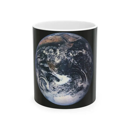Space - Earth from Space (1973) (Map) White Coffee Mug 11oz - Go Mug Yourself