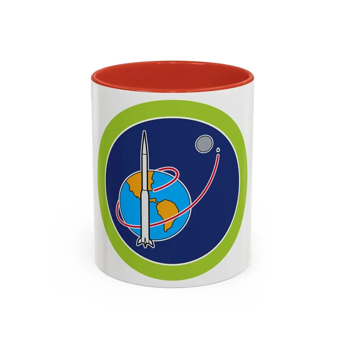 Space Exploration (Boy Scout Merit Badge) Accent Coffee Mug 11oz Red - Go Mug Yourself