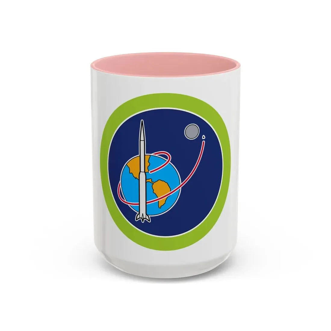 Space Exploration (Boy Scout Merit Badge) Accent Coffee Mug 15oz Pink - Go Mug Yourself